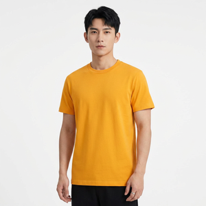 100% Cotton Heavyweight Oversized Men's T Shirt Custom 3D Embossed Graphic Plain Casual Tee OEM Wholesale Supplier - Product Image 1
