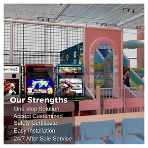 Aire de <span class=keywords><strong>jeux</strong></span> intérieure personnalisée en pastel, centre de divertissement familial, espace de <span class=keywords><strong>jeux</strong></span> commercial pour enfants avec <span class=keywords><strong>jeux</strong></span> <span class=keywords><strong>d</strong></span>'arcade et sièges pour parents - Product Image 2