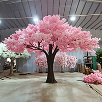 Pohon Bunga Besar Produk Baru Tinggi 3,9m dan Lebar 6m Pohon Sakura Buatan Jepang Penuh untuk Dekorasi