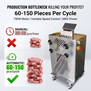 Máquina Ablandadora <span class=keywords><strong>de</strong></span> Carne Eléctrica Automática <span class=keywords><strong>de</strong></span> Acero Inoxidable 304 con Certificación CE, para Uso Comercial en Restaurantes y Carnicerías - Product Image 6