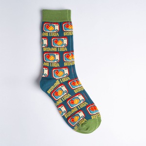 Chaussettes en coton doux respirantes personnalisées pour femmes et couples, tendance printemps-automne, décontractées et polyvalentes - Product Image 2