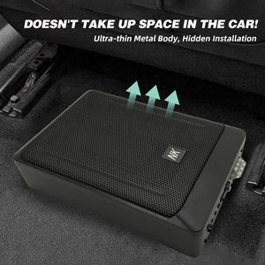 パワフル重低音 <span class=keywords><strong>500W</strong></span> 6x9スリム型 シート下設置 アクティブ電源内蔵 アンプ内蔵型カーサブウーファー - Product Image 6