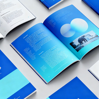 Service d'impression de brochures, catalogues et livrets en couleur pleine page, format A4, sur mesure, de qualité industrielle