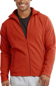 Fabricant OEM de vêtements personnalisés – Veste Softshell homme en polaire respirante avec fermeture éclair et col montant tricoté pour l'automne - Product Image 6