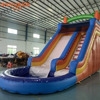 Toboggan gonflable personnalisé, toboggan pour parc d'attractions pour enfants