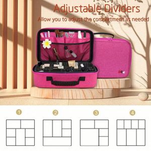 Custom DIY EVA Travel Makeup Train <b>Case</b> Makeup Cosmetic Bag <b>Case</b> Box Organizer Portable Storage Toiletry Make up Bag - Product Image 3