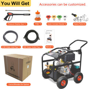 Idropulitrice Diesel BNC3600DF 250bar 3625Psi 188FE a Getto d'Acqua per Uso Intensivo - Product Image 4