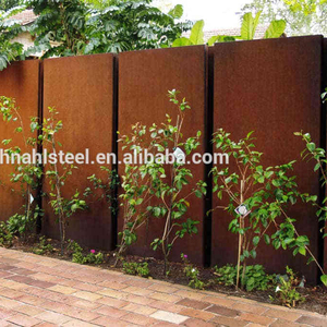 ポータブルモダンコルテン鋼装飾ガーデンフェンスパネル - Product Image 2