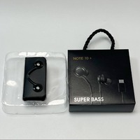 Audífonos Intrauditivos con Cable Tipo-C, Micrófono HD Integrado, Llamadas Manos Libres, Diseño Ergonómico, Sonido Estéreo, Compatibles con Samsung Note10