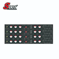Amplificateur de puissance professionnel Seer CA-2.2 2 canaux 2000W classe D avec montage en rack métallique Push-Pull 90-260VAC