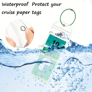 Etiqueta de Equipaje de Plástico PVC con Cierre Superior y Anillas de Acero para Cruceros Royal Caribbean y Celebrity - Product Image 5