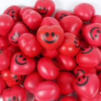 Mainan Squishy Bentuk Hati TPR & PU Mini Warna-warni Custom, Penghilang Stres dan Pelepas Tekanan, Cocok untuk Semua Jenis Kelamin (Grosir)
