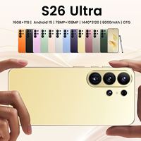 Teléfono Inteligente S26 Ultra 5G Más Vendido, Android 16GB+1TB, Teléfono Inteligente con Pantalla Grande para Juegos