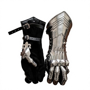 Guantes de Caballero Medieval, Articulados, de Acero, Estilo Antiguo, Artesanía en Metal - Product Image 4