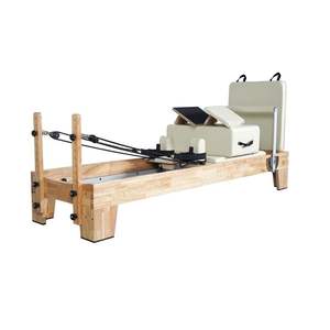 Machine de Pilates Reformer Professionnelle Portable en Bois pour Ensemble de Fitness, Chaise et Boîte, Lit de Pilates en Bois d'Érable Premium pour la Maison - Product Image 2