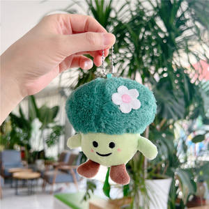 Llaveros de Peluche con Forma de Vegetales de Bambú y Cebolla de <span class=keywords><strong>BROS</strong></span>, Muñecos de Peluche Suaves para Decoración de Mochilas, Novedad - Product Image 2