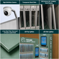 Bibliothèque intelligente HAUMR SIP2 RFID étanche et anti-poussière avec surveillance à distance en réseau UHF 820-960 MHz pour les salles d'attente des hôpitaux