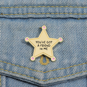 Épingles en émail étoiles personnalisées, vous avez un ami en <span class=keywords><strong>moi</strong></span> broches insignes de revers bijoux drô<span class=keywords><strong>les</strong></span> cadeau pour enfants amis - Product Image 5