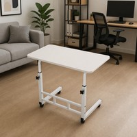 Bureau d'ordinateur compact professionnel avec design ergonomique et pieds antidérapants pour le travail à domicile depuis le lit, le canapé ou le fauteuil