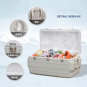 Oferta Especial: Caja Refrigeradora de Plástico de 170L con Espuma de PU para Alimentos, Frutas, Bebidas, Vegetales, Pescado, Transporte Médico y Almacenamiento de Hielo - Product Image 2