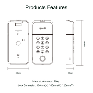 Liliwise Waterproof Outdoor Code <b>Smart</b> Lock <b>Camera</b> 3D Face Recognition <b>Smart</b> Door Lock Rfid Keypad Access Control - Product Image 3