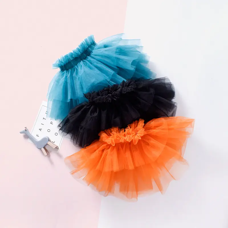 2024 nuovissima gonna per bambini per Performance Full Seasons Party principessa Tulle Bubble Tutu gonna da ballo per bambina