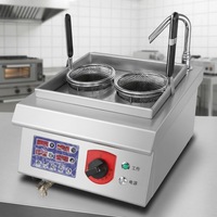 Cuisinière à nouilles électrique efficace RKMF-T202, facile à nettoyer, en acier inoxydable