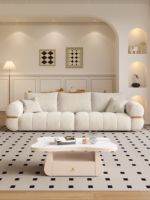 Mufang Canapés Modulaires Sectionnels Haut de Gamme en Cuir, Design Contemporain, Ensembles de Canapés Multi-Personnes pour Salons d'Appartements, Vente en Gros