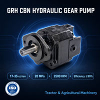 Pompe à engrenages hydraulique série CBN 17-35cc/rev 20MPa en fonte robuste pour tracteurs et machines agricoles, pièce de rechange OEM