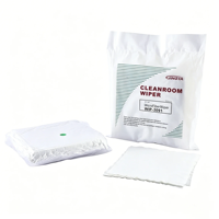 Lingettes en microfibre sans peluches JingYa WIP-3091 pour écrans LCD de téléphones portables, absorption >490, classe 100, vente en gros