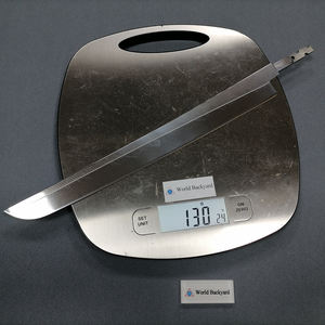 ใบมีดดาบซาชิมิญี่ปุ่น SK12R ขนาด 300 มม. ลับคมแล้ว ทำจากเหล็กดามัสกัส สำหรับเปลี่ยนใบมีด <span class=keywords><strong>Yanagi</strong></span> ขนาด 12 นิ้ว ใบมีดเปล่าสำหรับทำมีด Sakimaru - Product Image 5