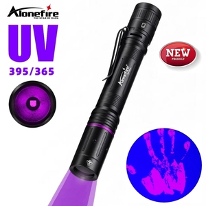 <span class=keywords><strong>Luz</strong></span> de pluma UV 365nm/395nm LED AA batería linterna <span class=keywords><strong>ultravioleta</strong></span> fluorescente manchas de mascotas gato Tinea Invisible tinta marcador lámpara antorcha - Product Image 1
