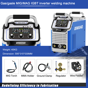Soldadora Portátil Riwang MIG-270IS Industrial Multifunción IGBT para Soldadura de Acero y Hierro Fundido, Entrada 220V/380V, 1 Año de Garantía - Product Image 4