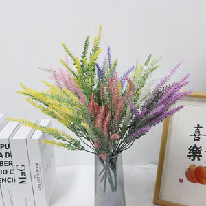Ramo de Flores Artificiales en Oferta, Decoración de Jardín de Lavanda para Bodas, Flores Artificiales para Ceremonia de Boda, Banquete y Hogar - Product Image 4