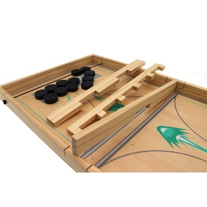 Nouveau <span class=keywords><strong>jeu</strong></span> de société en bois 4 en 1, pour enfants, niveau avancé, Hockey, écharpe rapide, grand pour la famille, haute qualité - Product Image 3