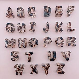 Acryl-Buchstabenperlen mit Leopardenmuster in Bernsteinfarben, Großlochperlen A-Z, Abstandhalter-Anhänger für DIY-Schlüsselanhänger und Schmuckherstellung - Product Image 3