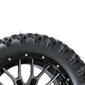 SRGCTW-416 22*10-14 Off-Road Tire 14" <b>Golf</b> Cart Wheel And Tires Combo Machined/Gloss Black Tire and Wheel - Product Image 6