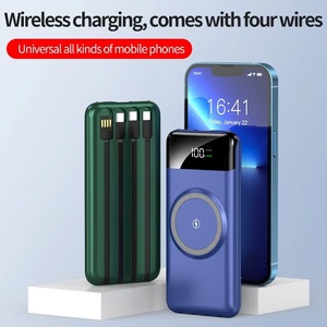 Banque d'alimentation portable 2024, chargeur sans fil pour téléphone portable, <span class=keywords><strong>batterie</strong></span> <span class=keywords><strong>externe</strong></span> sans fil 10000 mAh avec câble pour Phone15 - Product Image 2
