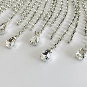 In Stock di Design di lusso con strass diamantato catenina con fiocco e catena di cristallo In vita per abiti da festa gioielli - Product Image 5