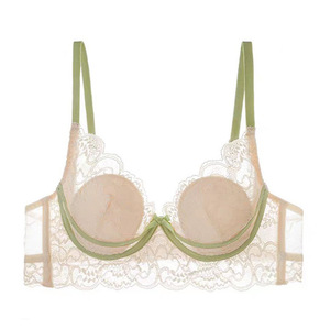 Women's Lace Bra Panty <b>Set</b> Underwire Push-Up Breathable Adjustable Straps <b>Sexy</b> Style Womens Intimates Plus Size Lingerie <b>Set</b> - Product Image 3