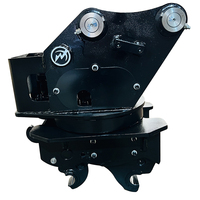 Attache inclinable hydraulique GJEM GJTH900 pour mini-excavatrices, rotation à 90 degrés pour excavatrices de 0,8 à 3 tonnes, garantie 1 an, OEM disponible