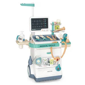 Pretend Play Medical Equipment Small Clinic Combination Operating Table Doctor Set Toys For Kids