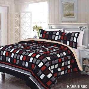 Juego de 3 piezas de Manta Borrego, edredón de forro polar de gran calidad, 100% poliéster, fabricado en China, tamaño <span class=keywords><strong>Queen</strong></span> - Product Image 2