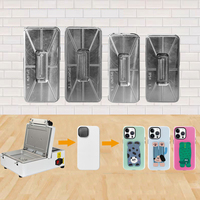 Moule de sublimation 3D 2-en-1 pour coque de téléphone iPhone et Samsung S26 S25 S24 Ultra, moule en aluminium pour transfert thermique, gabarit métallique