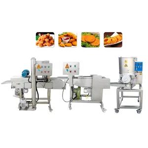 CE Industrial automatic beef hamburger patty machine for sales automatic patty machine beef burger production line