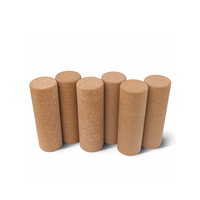 Rodillos de Espuma para Gimnasio de Corcho Natural Ecológico de Alta Densidad NB-TC de Time-Create, Rodillos de Yoga de Calidad para Relajación y Alivio Muscular