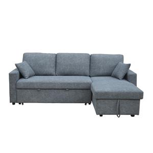 Divano Letto Moderno <span class=keywords><strong>a</strong></span> L per Famiglie Convertibile con Vano Contenitore Divano Pieghevole Multifunzione - Product Image 1