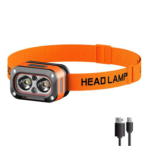 New Arrival Lightweight Mini Rechargeable LED Sensor <strong>Headlamp</strong> for Camping Hiking Working Fishing Running - Product Image 1