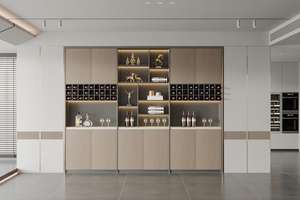 Armoire à vin, salon, salle à manger, moderne, simple, armoire latérale de cuisine, mur, maison, luxe léger, présentoir - Product Image 4