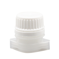 Bouchon à bec verseur pour sachet stand-up LW023 22mm à fente unique avec bouchon à vis pour jus, en plastique, vente chaude usine Chine
